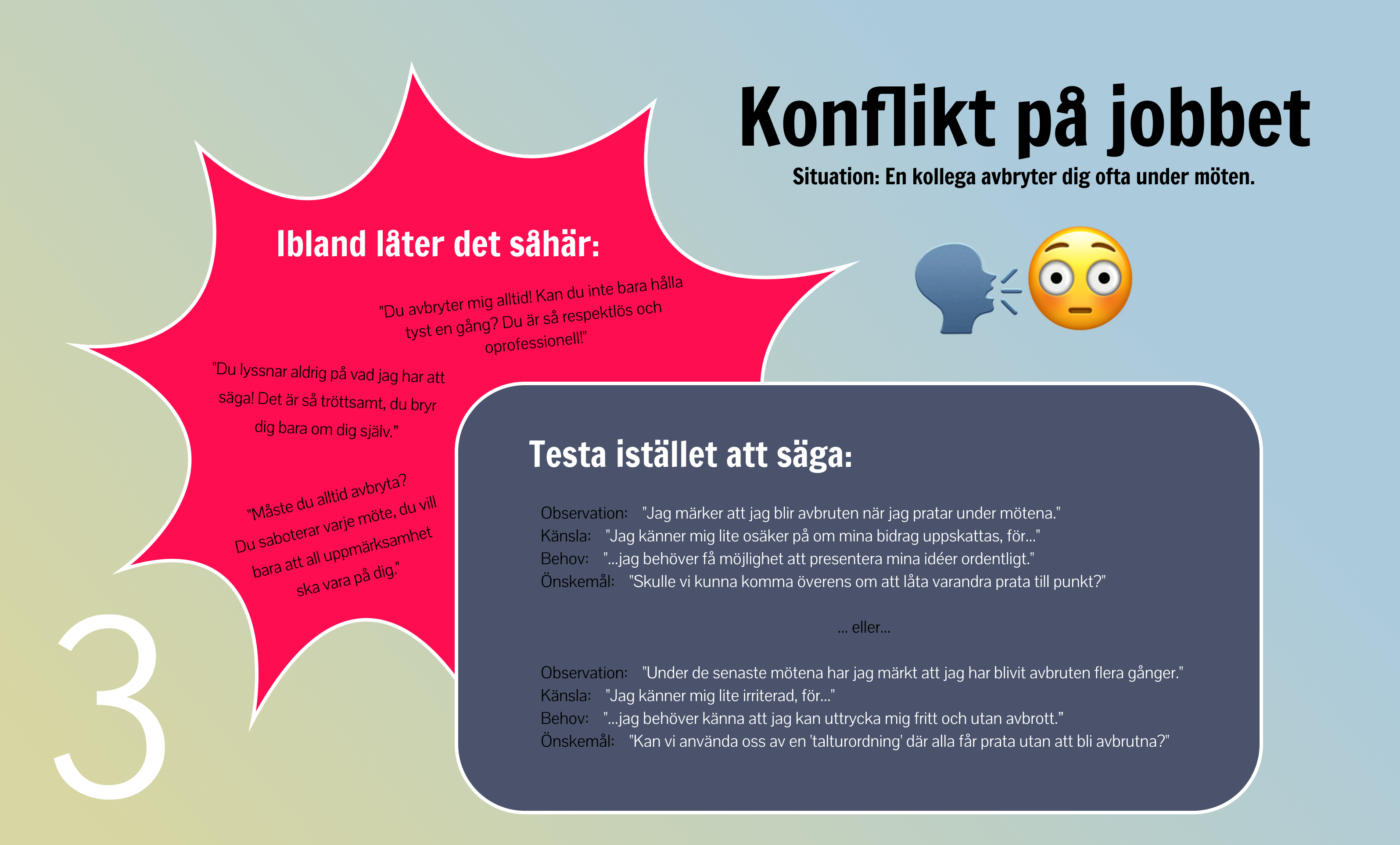 Konflikt på jobbet? Prova de här formuleringen: